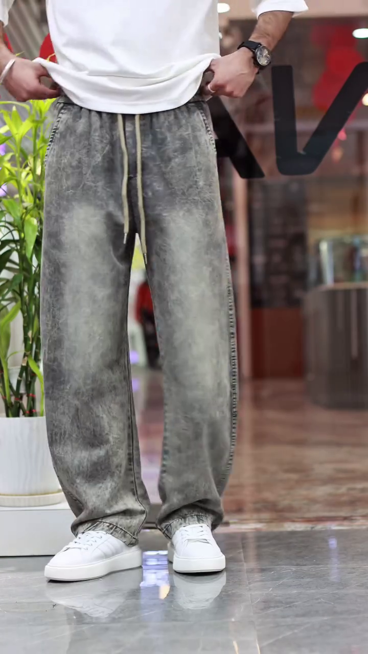 Men Baggy Jeans || Pure Cotton || Breathable Denim for All Season Comfort - Image 5