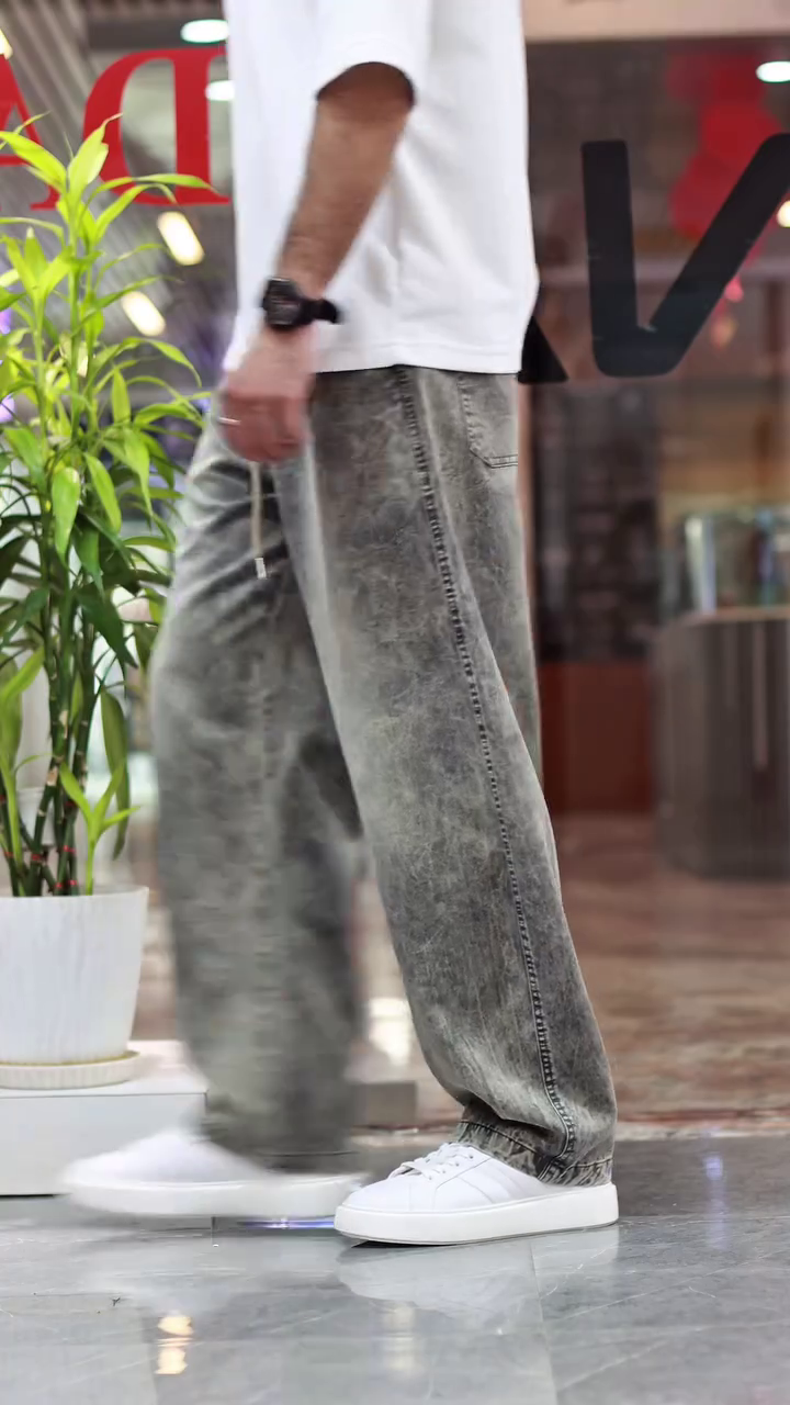 Men Baggy Jeans || Pure Cotton || Breathable Denim for All Season Comfort - Image 3